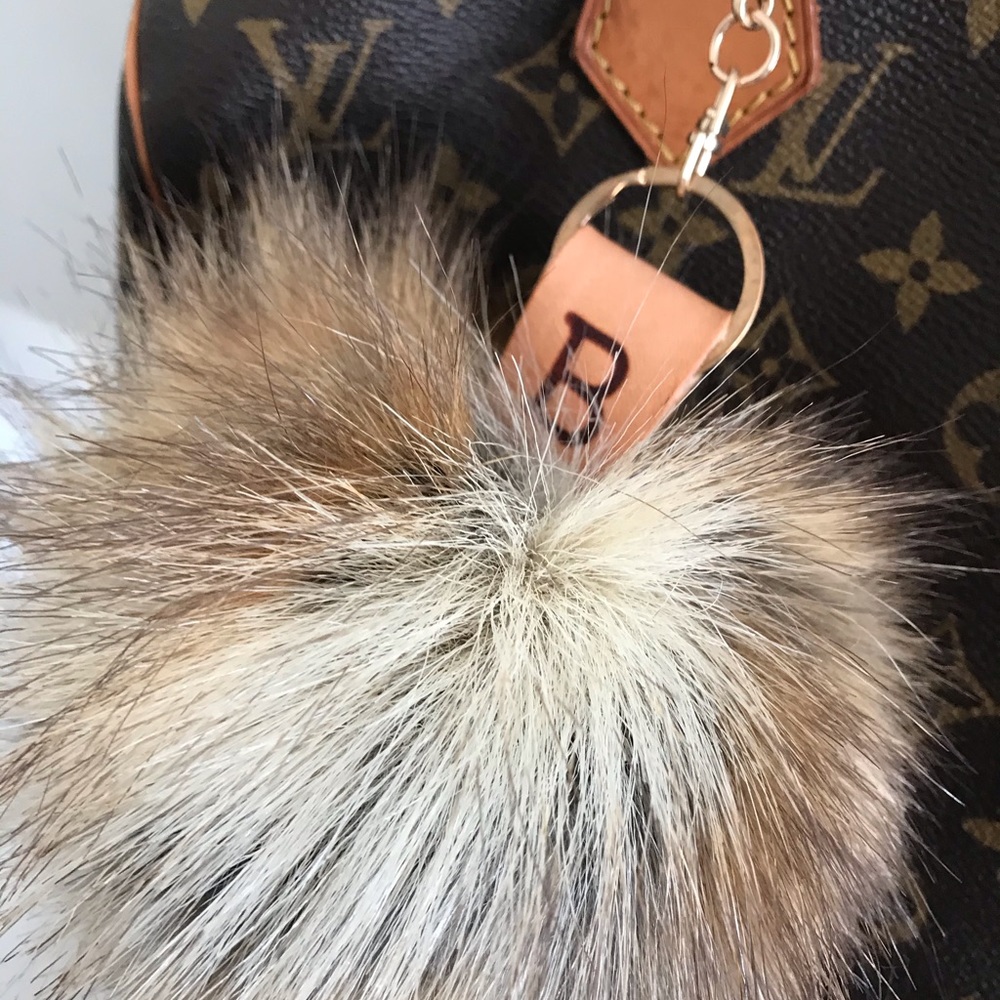 Personalized XL Faux Fur Pompom